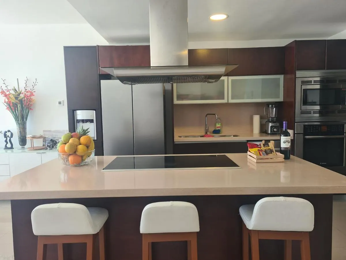 Luxury Ocean View Penthouse And Private Beach Club Playa del Carmen Apartment